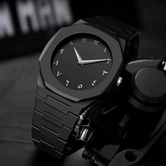Stainless Steel Arabic Watch